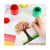 120 Sheets Watercolor Paper Bulk, 300GSM White Water Color Paper for Kids Child Adults Artists V1366-AZ2-W-15862
