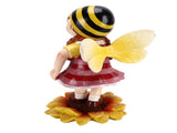 Garden Resin Ornament Cartoon Bee Waterproof Pastoral Style Outdoor Statue for Courtyard Indoor V1294-YM0715-3111210438711