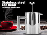 Double Walled Stainless Steel Coffee Maker French Press Tea Pot with Filter V1294-YM0727-JY11375-01