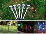 12PCS Solar Lights Outdoor Waterproof, Stainless Steel LED Landscape Lighting Outdoor Solar Lights V1192-AZ-W-11418