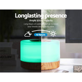 Devanti Aroma Diffuser Aromatherapy Light Wood 500ml DIFF-50A-LW