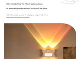 3PCS Smart Home Atmosphere Set Pink USB Rechargeable Camera Humidifier & 2pcs White RGB Motion V888-ELOSUNG53412