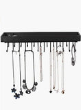 Wall Mount Hanging Jewellery Organiser Holder with 23 Hooks V178-13419