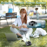 20000mAh Outdoor Portable Waist Fan Hanging Neck Fan Strong Wind with Power Bank LED Lighting for V413-20K-FAN-GREY
