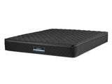 Giselle Bedding Double Mattress 34cm Euro Top with 5-Zone Pocket Spring Support Black MATTRESS-E-MUSE-34-D