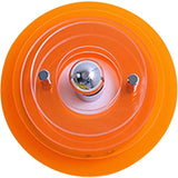 Wall Lamp, UFO Space Age Bauhaus Style, Orange, D24 x E17 cm V1188-MS-520-031