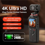 AT-M105 Pocket Gimbal Vlog Camera, 4K HD Handheld Video Camerapink32GB V1300-ATM105-PINK-32GB
