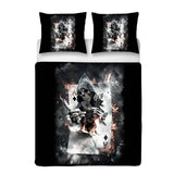 Nero Skull Poker Inferno Quilt / Doona / Duvet Cover set V745-AQ041753Q3