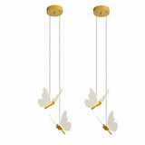 2X Butterfly LED Pendant Lights Nordic Golden Chandelier Lighting for Living Room Bedroom V1192-AZ-W-22896