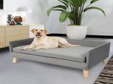 PaWz Pet Sofa Bed Dog Warm Soft Lounge Grey PT1149-L-GY