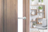 5 in 1 Smart Door Lock Fingerprint Door Knob with IC Cards and Backup Keys - Silver V1263-JX-6264-1