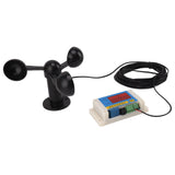 3 Fan Blades Tower Crane Anemometer 3 Blades USB 5V High Accuracy 212 Lever Wind Speed Alarm Device V1294-YM0706-3111230243711