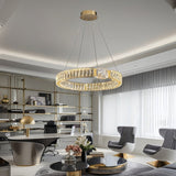 BAMDECOR C3319 Modern Crystal Chandeliers Lighting Contemporary Round Chandelier Lighting V255-BAM-C3319-1-60