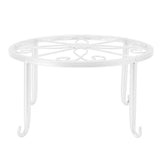 Single Layer Iron Plant Stand Floor Standing Simple Low Plant Stand Balcony Living Room Flower V1294-YM0717-3111220212114