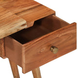 Bedside Table Solid Acacia Wood 45x32x55 Cm 43_245662