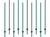 6 Feet Fence Post, 10 Pack U-Channel Heavy Duty Metal Fence Posts, Sturdy Steel Fence Stakes for V952-WLLZJSK6YC10EWSGIV0