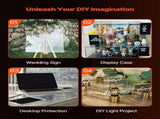 Plexiglass Acrylic Sheet, 2-Pack Plastic Sheets, 610 x 914 mm 6 mm Thick Clear Plastic Cast V952-YJBL2436INCHGD23KV0