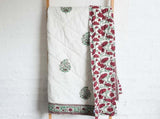Kolka Kaner Coverlet Bedspread Quilt Bed Doona - Ruby V563-0040