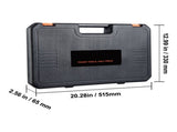 1/2" Drive Deep Impact Socket Set, 34pcs Socket Set Metric 6 Point Cr-MO Alloy Steel for V952-CJTTZ12CRMO3448AJV0