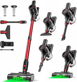 Cordless Vacuum Cleaner 8 in 1 55Kpa Powerful Suction Lightweight,LED Display,45Mins Detachable V1313-AU-A27R