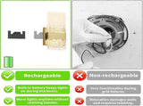 Battery Operated Wall Sconces Set of 2, Rechargeable LED Brass Gold Lights, Remote V1263-JX-5792