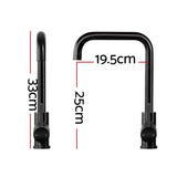 Cefito Kitchen Mixer Tap Mixer Rectangle Sink Faucet Basin Laundry Black TAP-A-82H33-BK