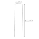 100Pcs Stainless Steel Ground Garden Staple Pins Weed Barrier Fabric Stake Fixed Accessories V1294-YM0901-JY07670