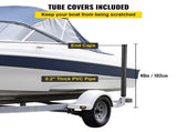 Boat Trailer Guide-ons, 40", 2PCS Rustproof Galvanized Steel Trailer Guide ons, Trailer Guides with V952-CTCDGHYL40PVC20BOV0