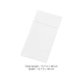 50Pcs Disposable Pocket Napkins White Paper Napkins for Restaurant Hotel and Family Gatherings V1192-AZ-W-22464