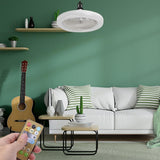 Ceiling Fans with Lighting 30W Dimmable Fan Lamp Modern Smart E27 Lamp Head Fan Light for Home V1294-YM0716-10350987