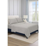 Double Bed Sheet Set 1800 Series Microfiber, Deep Pocket, Soft & Breathable, Grey V63-953201