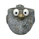 Curious Bird Planter W Hole & Plug 41x24cm V637-49456BRD