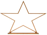 2x Large Bamboo Star w/ LED Strip Table Lamp Light Modern Minimalist Decor - Natural V563-75166_2X