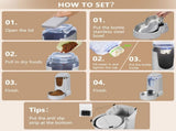 Cat Feeder Automatic Cat Feeder Cat Water Dispenser Cat Feeding Set Pet Care V1107-135-24189