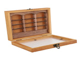 Miniature Wooden Bookshelf Anxiety Relief Multi Books Display Case Cabinet Desk Ornament Decoration V1294-YM0901-3115240028811