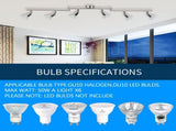 Kitchen Lights, 6-Light Ceiling Lighting Kits, Swivelling Ceiling Spotlight for Bedroom, Kitchen and V1171-CX-300000198