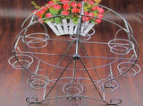 Charmed Ferris Wheel Cupcake Stand 8 Cupcakes Display Stand for Carnival and Circus Theme Party V1294-YM0717-10096315