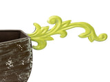 Set 2 Green Bird Planters / Storage 49cm V637-13309BRD