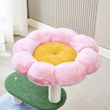 Floral Cat Tree with Cozy Hideaway and Scratching Posts V888-ELOSUNG10730