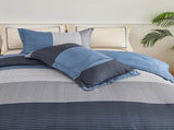 Coastal Drift striped Comforter Bundle Breezy 3Piece Bedding V745-MAB010843AJ3