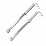 Cordless Spring Fitness Swing, 3.53 Lbs A Pair, 18.11in Grey, Full Body Shaping Workout Battle V1221-XM-LB2723-GM107