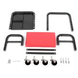 Padded Rolling Creeper Garage Mechanics Roller Seat Stool Chair with Tool Tray V201-HBZ0500RE8AU