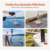 771 Kg Strong Fishing Magnet Kit Double Sided Pull Force Rope Carabiner V952-CXDYTZ5JTSM110PE7V0