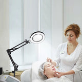 VEVOR Magnifying Floor Lamp, 5X Standing Magnifying Glass with Light, Height Adjustable Floor V952-YGFDD12WZX21ZFNAXV9