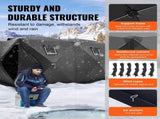 Portable Ice Shelter, 6-8 Person Pop-Up Ice Fishing Tent, 70 Square Feet Fishable Area, Ice Shanty V952-BDBHS141737003OIPV0