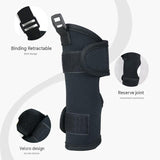 L Size Adjustable Dog Knee Brace set - Include front and hind legs Soft Neoprene Leg Support Sleeve V888-ELOSUNG56002