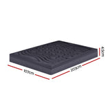Giselle Bedding 3-Zone Pillowtop Mattress Topper 1000GSM for Back Pain Relief Washable with 45cm TOPPER-3ZONE-CHAR-KS
