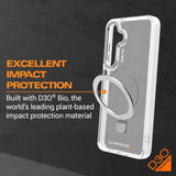 EFM Alta D3O BIO Case Armour Samsung Galaxy S24 Clear V578-EFCTASG287CLE