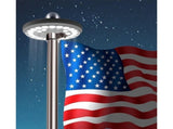 Flagpole Lights,Solar Flagpole Light-White Shell,Flagpole Lights,Solar Flag Pole Light Bright 26 Led V1263-JX-1693