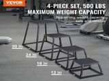 Plyometric Jump Boxes, 12/18/24/30 Inch Plyo Box, Platform and Jumping Agility Box, Anti-Slip V952-TXTD12YC18YCO57NNV0